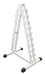 Стойка для хранения хромированных гантелей MB Barbell, фото 1