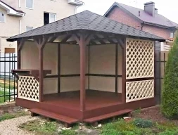 Квадратная беседка ВЕСНА, фото 3