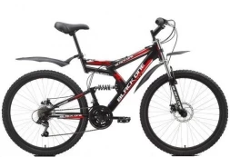 Велосипед Black One Hooligan Fs Disc черно-красный 19&quot;