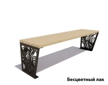 Банкетка Павлин, Лиственница 1,5 м
