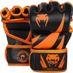 Перчатки ММА Venum Challenger - Neo Orange/Black, фото 1