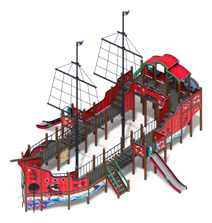 Флагман (Мульт) - ДИК 2.03.3.03-10.И1 - Игровой комплекс - H=1200 H=1500 H=2000, фото 1