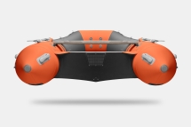 GLADIATOR B 420 LIGHT B Оранжево-темносерый моторная лодка ПВХ Фанерный пайол