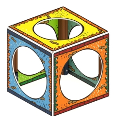 Домик Кубик (Город) - МФ 10.01.14-02, фото 3 Домик Кубик (Город) - МФ 10.01.14-02, фото 3