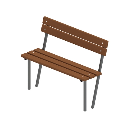 Скамья со спинкой - МФ 42.01.05-И1, фото 2