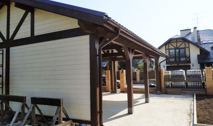 Навес для авто ВИК Премиум комплектация, фото 8