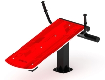 Лавка для пресса (красный) - Уличный тренажер - СТ 002-11 Лавка для пресса (красный) - Уличный тренажер - СТ 002-11