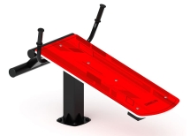 Лавка для пресса (красный) - Уличный тренажер - СТ 002-11 Лавка для пресса (красный) - Уличный тренажер - СТ 002-11