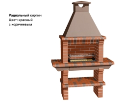 Печь Аристократ 702 Прямоугольный кирпич желтый, фото 11