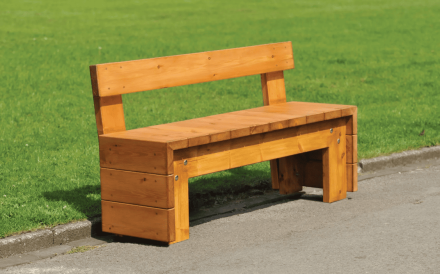 Скамья Трек со спинкой, фото 1