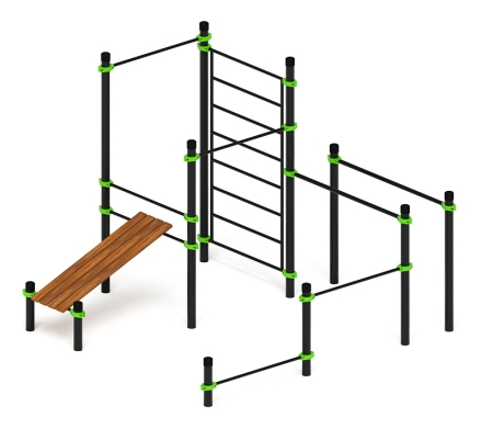 Воркаут 108 зеленый ВТ 12.21-02, фото 2