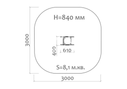 Качалка на пружине Печка 04201 для детской площадки, фото 3