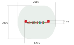 Развивающий элемент Кондитерская РЭ019 для детской площадки, фото 4