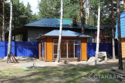 Беседка деревянная №21 закрытого типа 4х5м Под ключ, фото 2