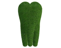 Топиари Зуб, h=150 см - газон Eco