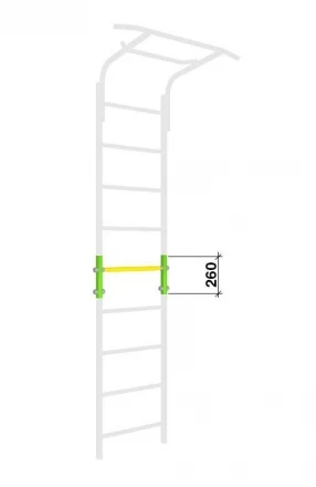 Вставка 1 (260 мм) Романа ДСКМ ВО 92.70.1.06.410.04 зелёное яблоко, фото 1