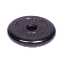 Диск обрезиненный Barbell Atlet d 51 мм чёрный 2,5 кг