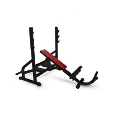 Скамья-стойка Barbell МВ 2.08 для жима под углом вверх чёрный