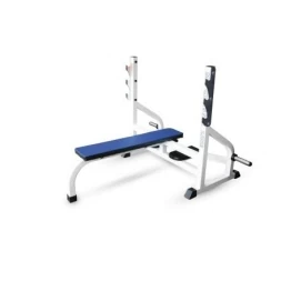 Скамья-стойка для жима штанги лежа Barbell МВ 2.06 белый