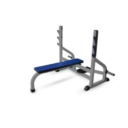 Скамья-стойка для жима штанги лежа Barbell МВ 2.06 серый