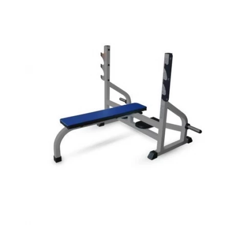 Скамья-стойка для жима штанги лежа Barbell МВ 2.06 серый, фото 1