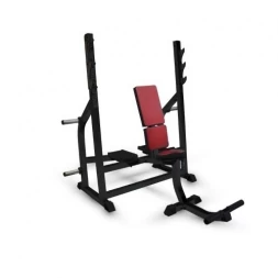 Скамья-стойка для жима штанги сидя Barbell МВ 2.14 чёрный