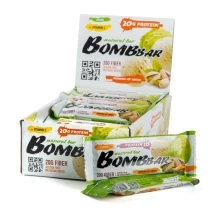 Протеиновый батончик Bombbar 60 гр., Фисташковый пломбир, шт.