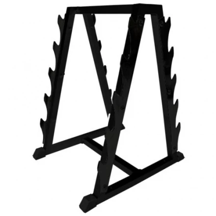 Стойка для хранения грифов Barbell МВ 1.17 (на 10 позиций) чёрный, фото 1