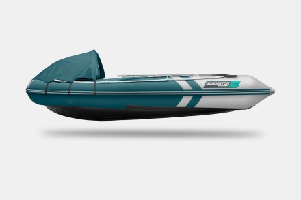 GLADIATOR E 350 PRO AIR Морской зеленый-белый моторная лодка ПВХ, фото 3