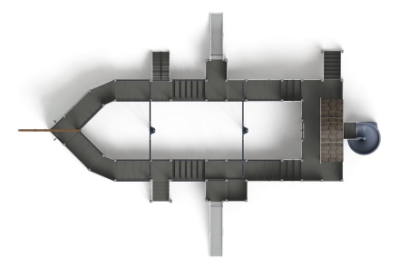 Флагман (Летучий Голландец) - ДИК 2.03.3.03-11.И1 - Игровой комплекс - H=1200 H=1500 H=2000, фото 5