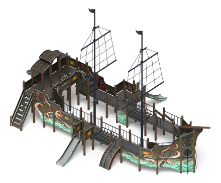 Флагман (Летучий Голландец) - ДИК 2.03.3.03-11.И1 - Игровой комплекс - H=1200 H=1500 H=2000, фото 3