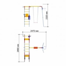 Спортивный комплекс Романа Карусель 3.3.19.09 дачный Fitness