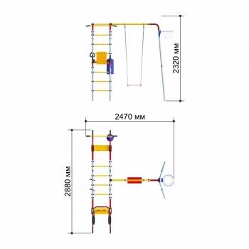 Спортивный комплекс Романа Карусель 3.3.19.09 дачный Fitness, фото 3