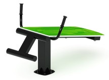 Лавка для пресса (зеленый) - Уличный тренажер - СТ 002-12 Лавка для пресса (зеленый) - Уличный тренажер - СТ 002-12