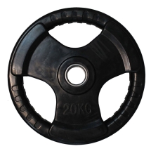 Диск обрезиненный ZSO черный 3 HANDLE  D-51, 20 кг