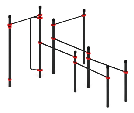 Воркаут ЛОВ 89 красный ВТ 101.16-01, фото 1