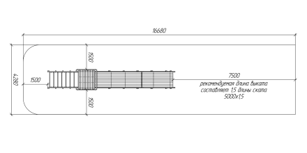Зимняя горка Савушка Зима Wood 2 (скат 5м), фото 8
