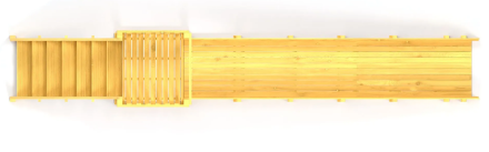 Зимняя горка Савушка Зима Wood 2 (скат 5м), фото 5