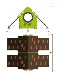 Игровой домик Romana 115.44.00_30.07 для детских площадок, фото 2