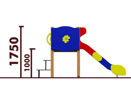 Горка 08301.21 H=1000 для детской площадки, фото 2