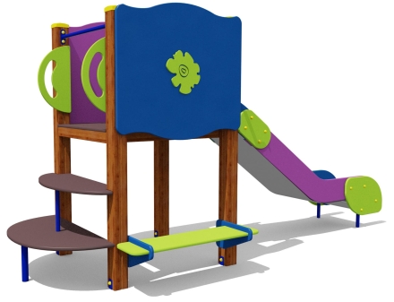 Горка 08301.21 H=1000 для детской площадки, фото 1