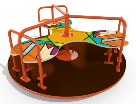 Карусель шестиместная усиленная, паттерн &quot;Этник&quot; КР002.11.01.17, фото 1