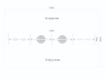 Качели Н24.043014 металлические для детской площадки