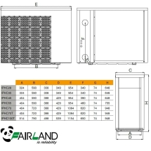 Тепловой насос Fairland IPHCR100T 35,8 кВт