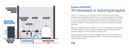 Тепловой насос Fairland IPHCR100T 35,8 кВт, фото 7