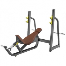 E-1042В Скамья-стойка для жима под углом вверх (Olympic Bench Incline), фото 1