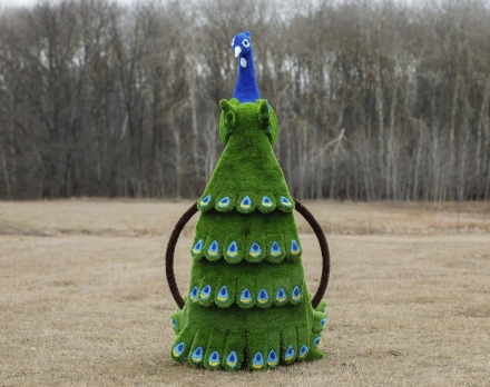 Топиари Павлин клумба-пруд - газон Premium, фото 2