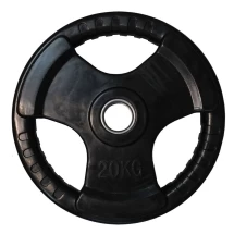 Диск обрезиненный ZSO черный 3 HANDLE  D-51, 20 кг