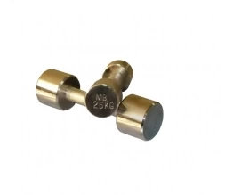 Гантель Barbell 2,5 кг неразборная фитнесс хром, фото 1