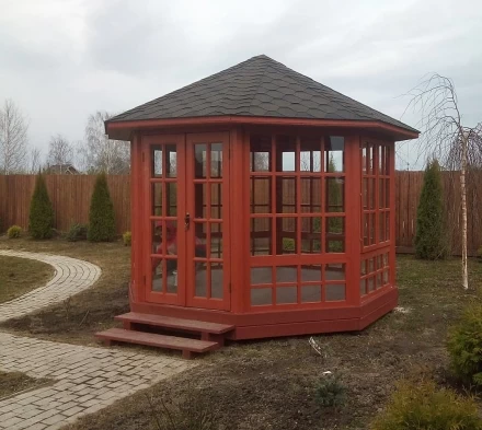 Закрытая беседка ДАНИЯ, фото 7